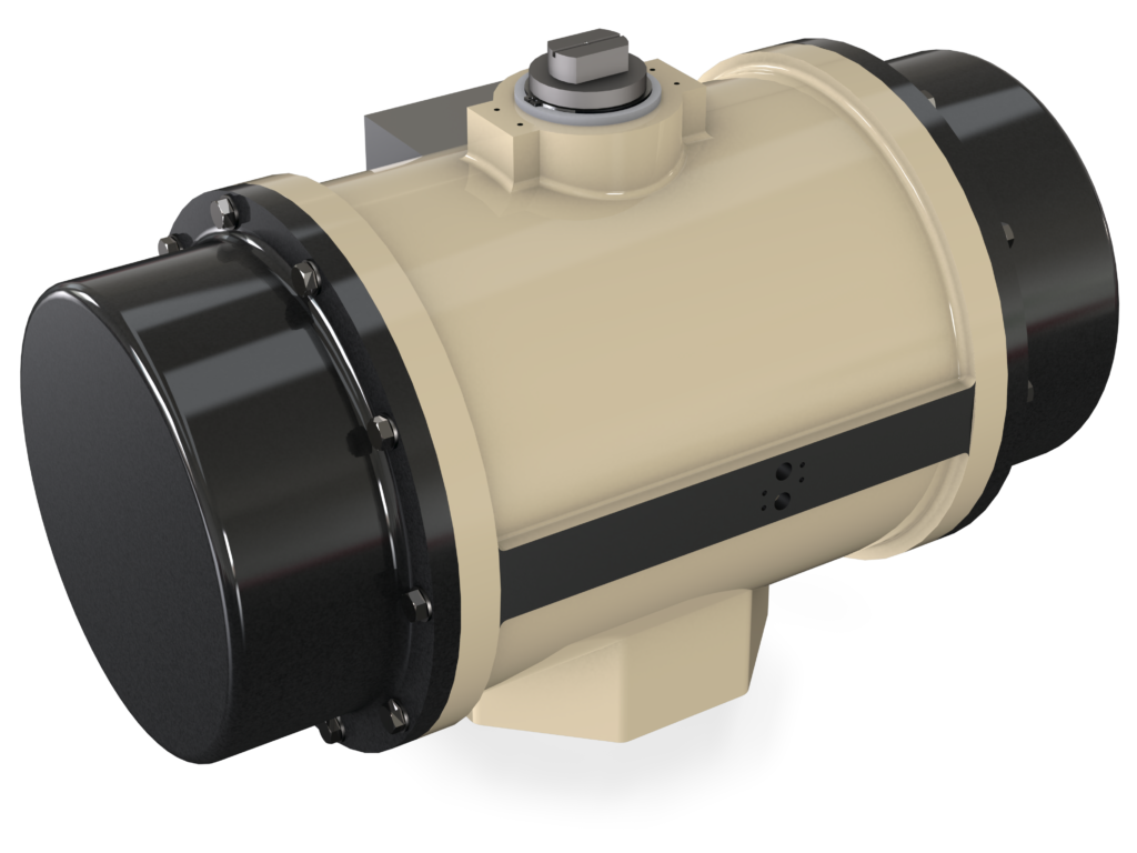 JossMin's Double Rack and Pinion Pneumatic Rotary Actuator