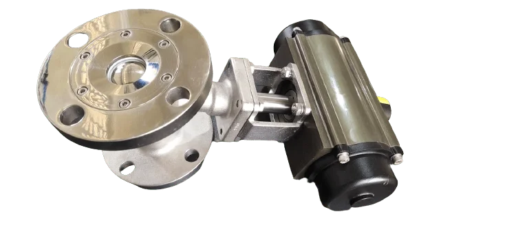 JossMin's Flush Bottom Valve with Pneumatic RotaryActuator