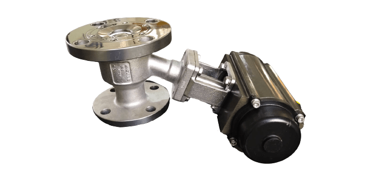 JossMin's Flush Bottom Tank Valves with Pneumatic Rotary Actuator