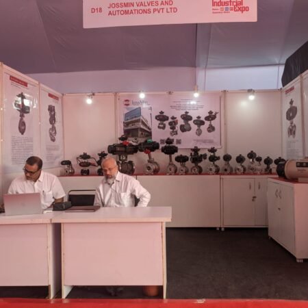JossMin exhibiting electro-pneumatic valves at Ankleshwar Industrial Expo 2023