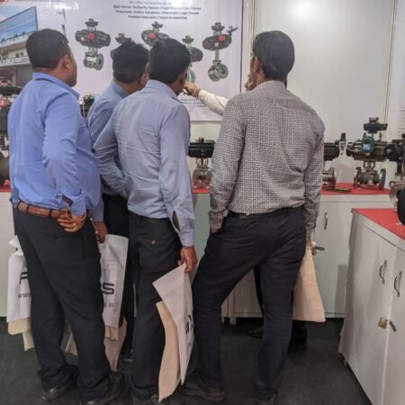 JossMin exhibiting electro-pneumatic valves at Ankleshwar Industrial Expo 2023