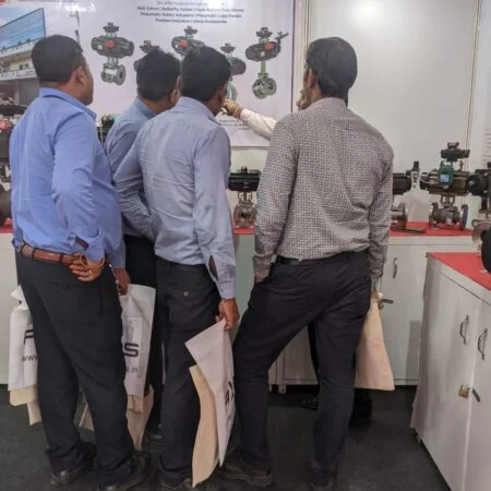 JossMin exhibiting electro-pneumatic valves at Ankleshwar Industrial Expo 2023