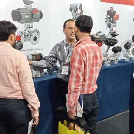 JossMin team at Chemtech World Expo 2024 meeting chemical and pharma industry buyers