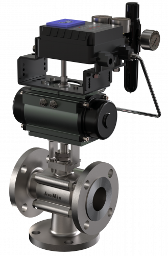 Tri Port Ball Valve with Automations